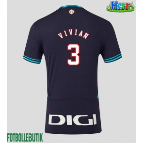 Athletic Bilbao Dani Vivian #3 Bortatröja 2025-26 Kortärmad